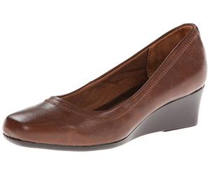 LifeStride Femme Groovy Pompe à cale, Marron foncé, 41.5 EU Large
