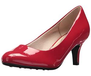 LifeStride Parigi Tender pour Femme Taupe/Glory Taille 43 EU - - Fire Red Brevet, 6 Wide