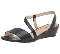 LifeStride Sandales compensées Yasmine pour femme, Noir/synthétique, 38 EU
