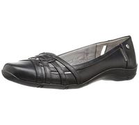 LifeStride Women's Diverse Flat, Black, 9.5 W US