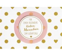 Lifestyle Carte d'anniversaire Cercle 11,6 x 16,6 cm