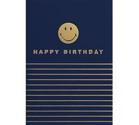 Lifestyle Carte d'anniversaire Smiley - Happy Birthday - 11,6 x 16,6 cm