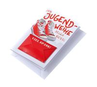 Lifestyle Carte de l'argent pour adolescents Motif chaussures rouges 11,6 x 16,6 cm