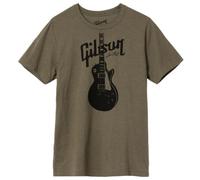 Gibson T-shirt Les Paul, Olive chiné, S