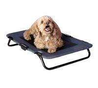 Lifestyle Lit surélevé pour animal de compagnie, aucun assemblage nécessaire, maille rafraîchissante résistante aux déchirures, intérieur et extérieur, léger et portable, 3 modèles, 2 couleurs