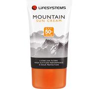 Lifesystems Mountain Crème Solaire SPF 50 5 étoiles Protection UVA Haute résistance à la Transpiration pour Le Ski ou l'alpinisme Blanc