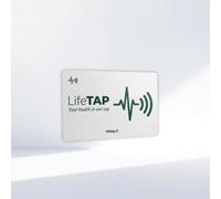 LifeTAP Carte NFC avec code QR - Profil sanitaire numérique d'urgence compatible iPhone et Android