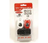 Lifetime 871125214184 Set Lumières Multi Sport pour vélo, Blanc