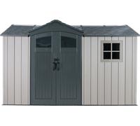Lifetime abri de jardin en plastique "Pluto" gris clair 206 x 350 x 225 cm