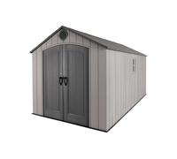 Lifetime Abri de jardin en résine effet bois gris Lifetime - 11,10 m² - 60353
