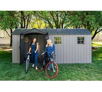 Lifetime Abri de jardin en résine effet bois Lifetime - 10,65 m² - 60478