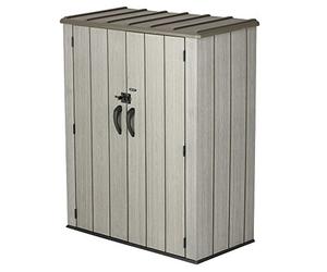 Lifetime Abri de Rangement Vertical, Toit Marron, 74 x 142 x 174 cm - 60209