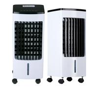 Lifetime Air Climatiseur Mobile - Ventilateur, Humidificateur d' Air et Air Cooler - Rafraichisseur d'Air sans Évacuation 55 dB - Télécommande et Minuterie - Réservoir d'Eau 4 L - 22 x 24 x 53,5 cm