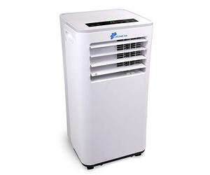 Lifetime Air Climatiseur Mobile - Ventilateur, Deshumidificateur d'Air et Climatiseur - Rafraichisseur d'Air avec Evacuation 65 dB - Climatisation jusqu'à 60m2 - Télécommande et minuteur - 9000 BTU