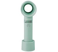 Lifetime Air Mini Ventilateur Sans Feuilles 3 Niveaux - Ventilateur USB Rechargeable - Ventilateur de Table Petit et Portable - Ventilateur Silencieux pour Bureau et Maison - Petit Ventilateur Compact