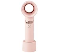 Lifetime Air Mini Ventilateur Sans Feuilles 3 Niveaux - Ventilateur USB Rechargeable - Ventilateur de Table Petit et Portable - Ventilateur Silencieux pour Bureau et Maison - Petit Ventilateur Compact