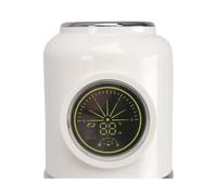 Lifetime Air Tower Ventilateur colonne 76 cm avec télécommande - Ventilateur oscillant avec 3 vitesses et 3 réglages de vent - Fonction minuterie et écran LCD - 40 W - Blanc