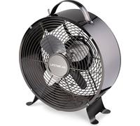 Lifetime Air Ventilateur de table Ø20 CM - Portable - Ventilateur 2 supports - Noir
