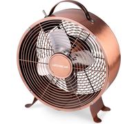 Lifetime Air Ventilateur de table 230V - Ventilateur 20CM - 2 vitesses - Matériau durable - Cuivre