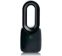 Lifetime Air Ventilateur de table Mini Ventilateur USB Rechargeable - Petit ventilateur sans pales - Ventilateur à 3 vitesses - Noir