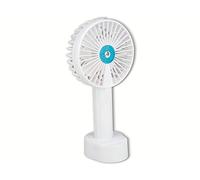 Lifetime Air Ventilateur manuel USB avec spray d'eau - 1200 mAh - Mini ventilateur avec spray d'eau - Blanc