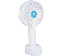 Lifetime Air Ventilateur manuel Ventilateur USB avec vaporisateur d'eau 1200 mAh Mini-ventilateur avec vaporisateur d'eau Blanc