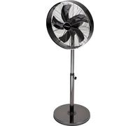 Lifetime Air Ventilateur sur pied 230V Réglable en hauteur 85-125 CM Oscillant Noir