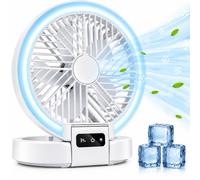 LIFETIME AIR Ventilateur USB Rechargeable 1200mAh - Mini Ventilateur De Table 5