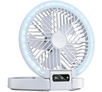 LIFETIME AIR Ventilateur USB Rechargeable 1200mAh - Mini Ventilateur De Table 5