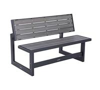 LIFETIME Banc Convertible en Table Pique-Nique Gris (141 cm) 60253
