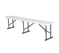 Lifetime Banc Pliable Blanc Granite 182,8 x 29,2 x 42,1 cm 80305