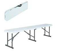 Lifetime – Banc pliant 80305 – Blanc Granite 182,8 x 29,2 x 42,1 cm