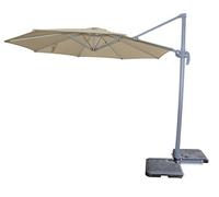 Lifetime Garden 41953 Parasol Déporté avec Support Taupe 3 m