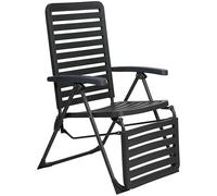 Lifetime Garden Chaise, Plastique, Noir, Taille Unique