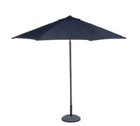 Lifetime Garden Parasol de Jardin Exterieur - Grand Parasol Plage et Balcon - ⌀300 x 300 cm - Parasol Rectangulaire Inclinable - Parasol sans Pied - Noir