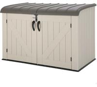 Lifetime Gerry Armoire de jardin en plastique naturel 2x1 m