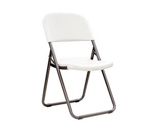 Lifetime Lot de 4 Chaises Pliantes Blanc Granite 54,6 x 46,9 x 83 cm 80155