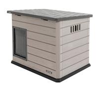 Lifetime Niche de Luxe pour Chien, Protection Contre Les intempéries avec aérations réglables, abri idéal pour Chiens de Taille Moyenne à Grande