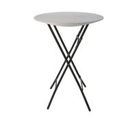 Lifetime Table Ronde Haute Pliante Cocktail/Bistro/Mange-Debout