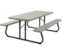 LIFETIME Table Pique Nique Rectangulaire Pliante (183 x 76 cm) PEHD 22119