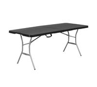 Lifetime Table Pliable en 2 (Valise) Noire 183 cm ref 80788