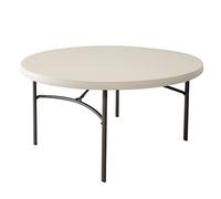 Lifetime Table Pliante 80121 152 cm Rond Commercial - Amande