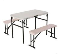 Lifetime Table Ultra-resistant Folding With 2 Benches Set Uv100 106x61x74 Cm