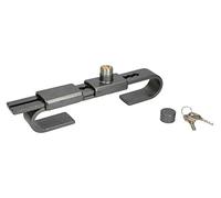 Lifetime Tools 51199 Antivol pour Remorque poids lourd en acier trempé, Noir