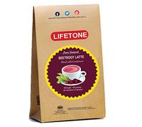 lifetone the tea for better life Latte de betterave | Une délicieuse détox alimentaire | avec une touche de lait de noix de coco de cardamome | 20 sachets