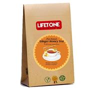 lifetone the tea for better life, Thé au gingembre et au miel | 100% d'ingrédients naturels | Mélange d'origine | 20 sachets de thé | thé de désintoxication