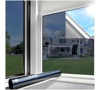 Lifetree Film miroir pour fenêtre - Réflexion de la chaleur - Autocollant - Protection solaire - Contrôle intérieur et extérieur - Autocollant de fenêtre - Anti-UV - Teinte lisse - 75 x 300 cm -