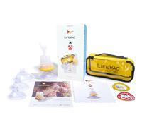 LifeVac® Kit de voyage, kit de premiers secours, dispositif d'étouffement pour adultes et enfants, éprouvé pour sauver de nombreuses vies, comprenant 4 masques et un sac de transport