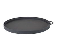 Lifeventure Plaque Silicon Ellipse – Pliable et Portable pour camping, voyage et extérieur – Graphite