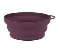 Lifeventure – Bol pliable en silicone Ellipse – Portable pour camping, voyage – Violet foncé